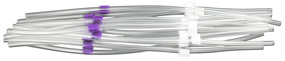 2-stop Peristaltic Pump Tubing - 2.79mm I.D. (Purple/White)