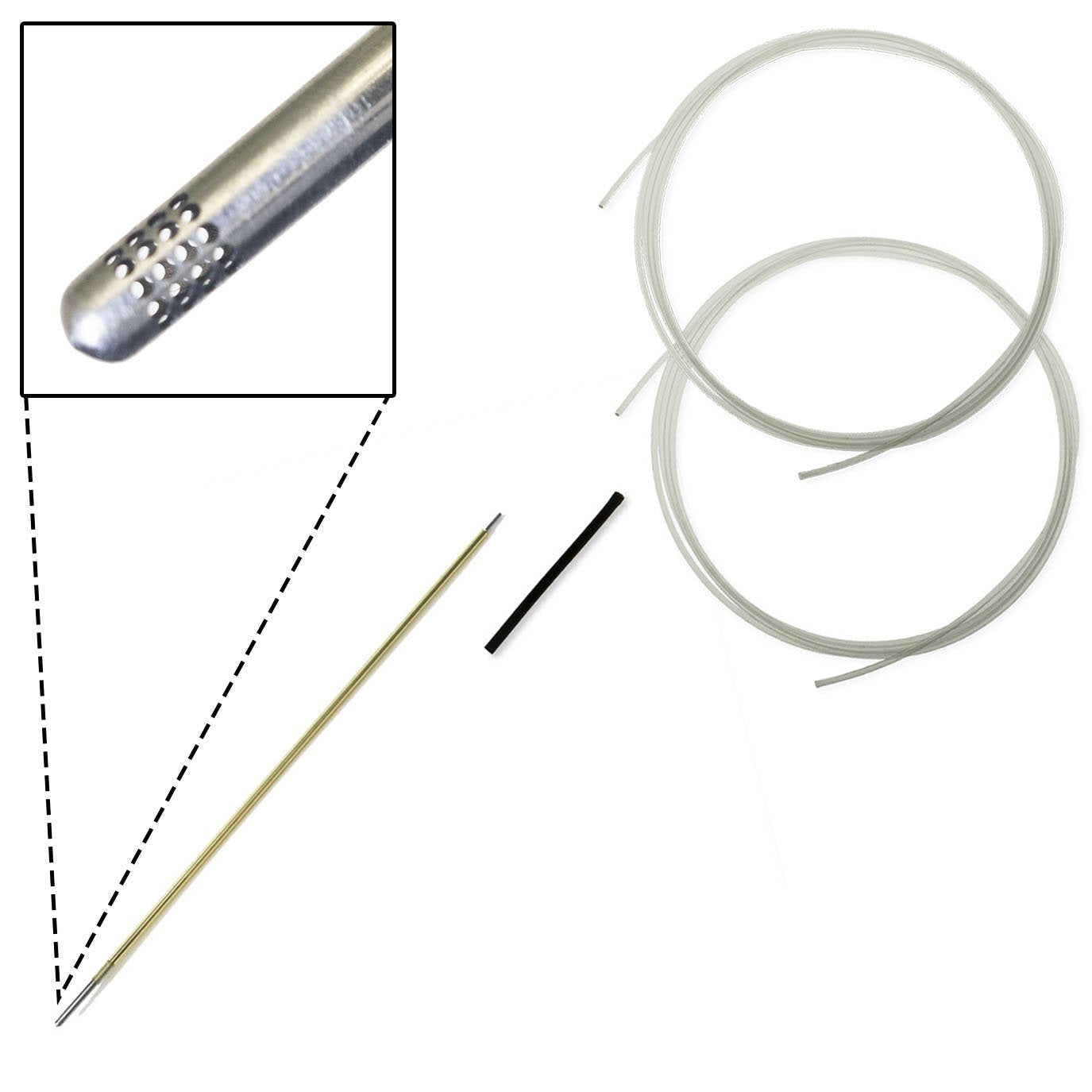 Stainless Steel Sample probe with Filtered tip (Used in Oil analysis)