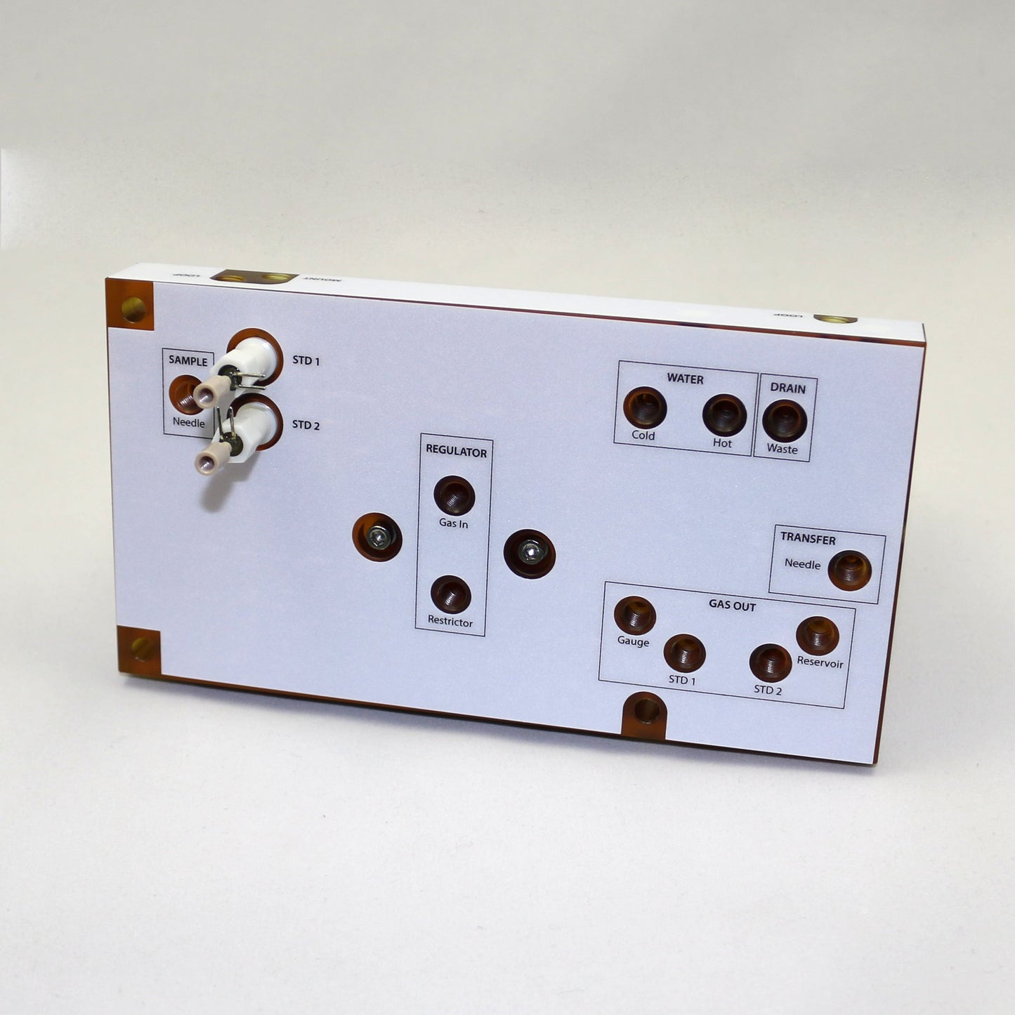 SMC Valve Manifold Assembly with Pressure Regulator and Internal Standard Valves