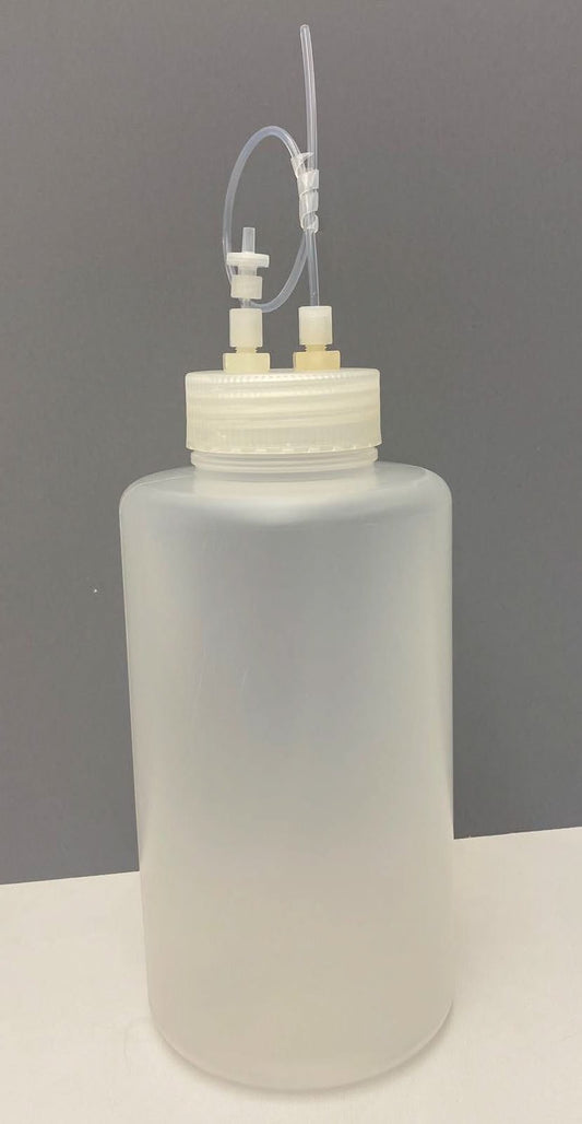 2-Liter PP rinse solution reservoir bottle assembly