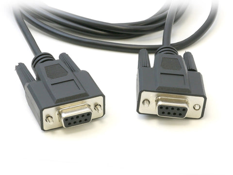 RS-232 interface cable (3 feet)  (Female/Female) (Black)